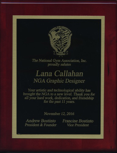 NGA 2016 Award